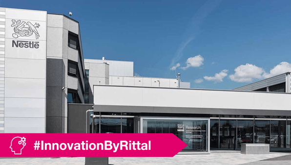 Rittal's Blue E+ cooling products involved in energy saving research for Nestlé