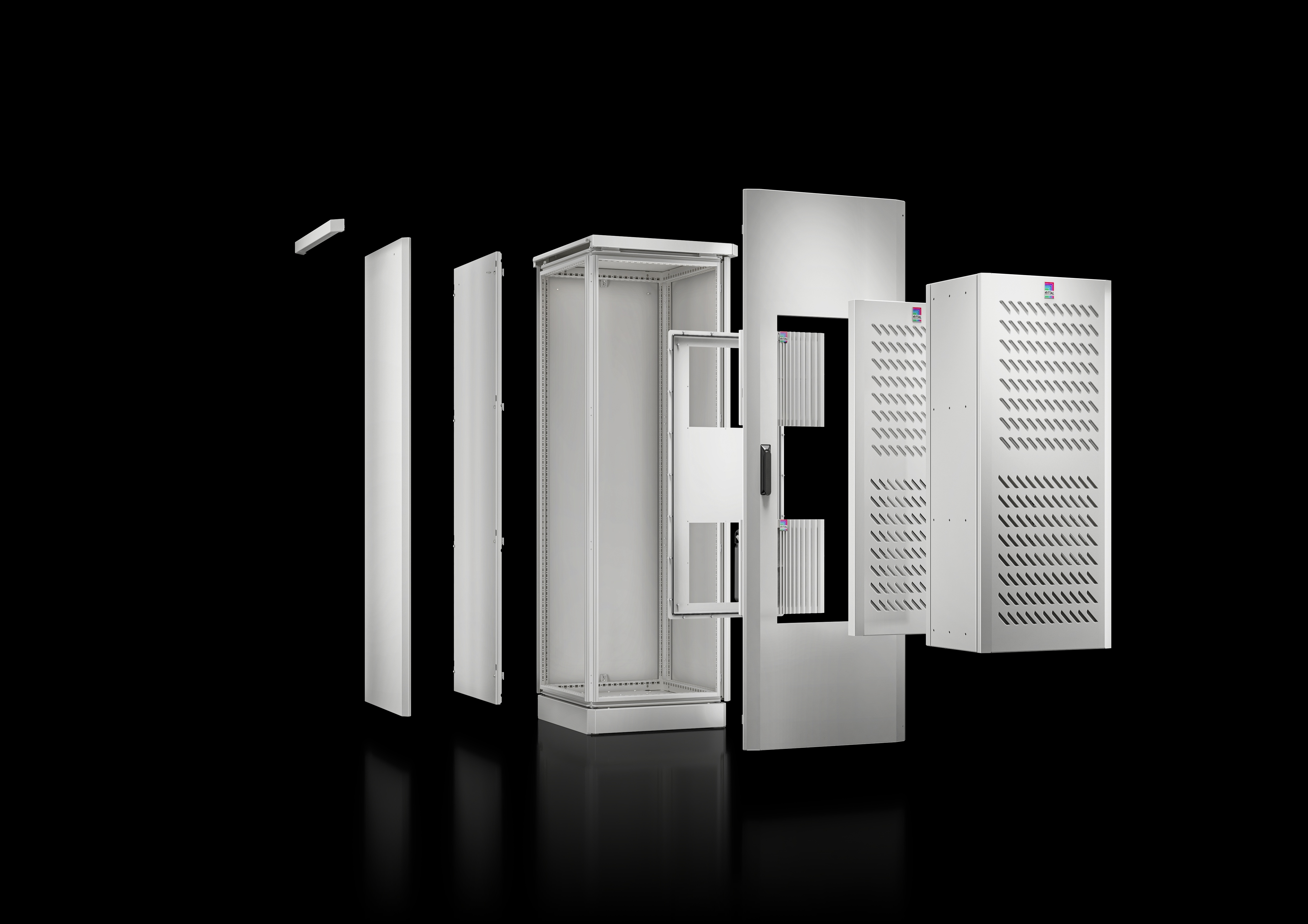 enclosure materials displayed in 3D diagram 